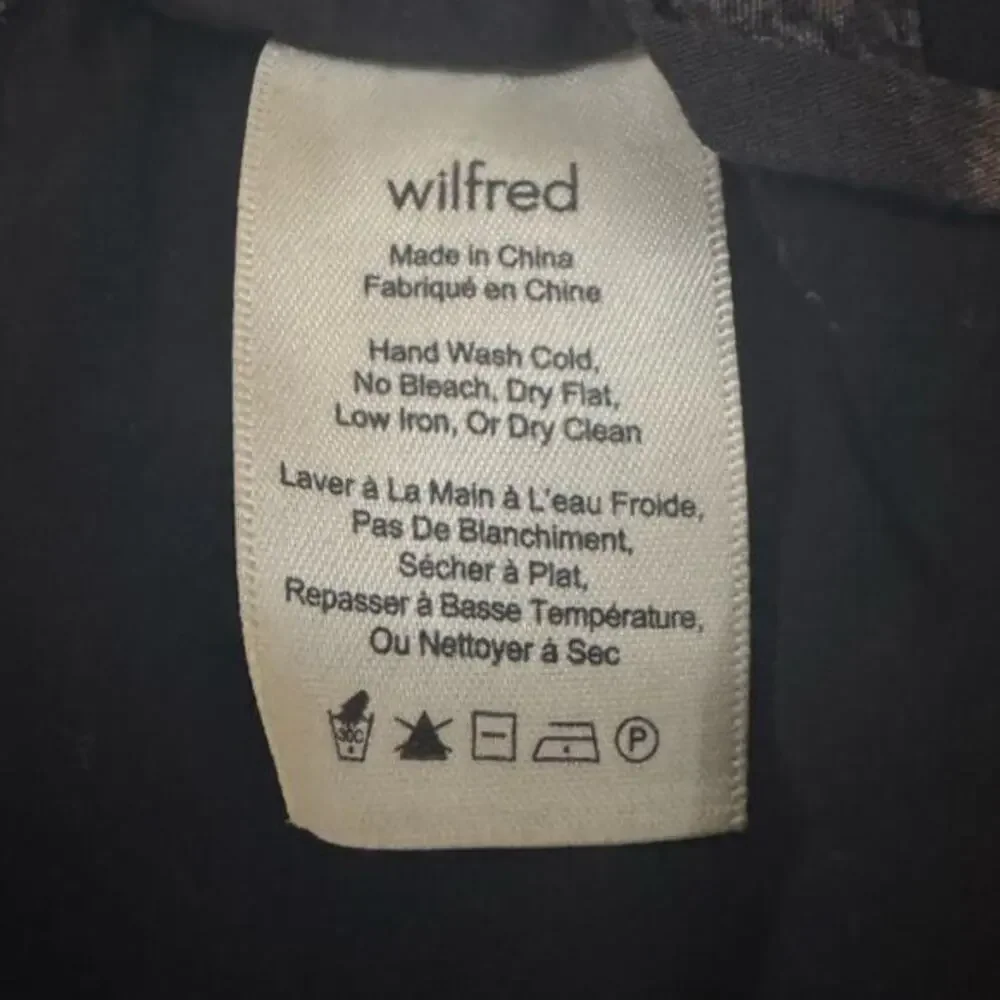 Aritzia Wilfred Abstract Jogger Pants Small Tapered Leg Drawstring Comfort